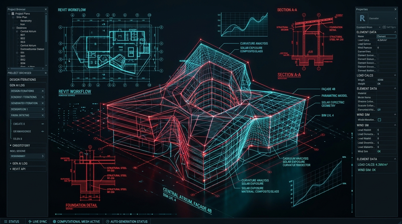 Pabellón Paramétrico - Modelado digital e Inteligencia Artificial