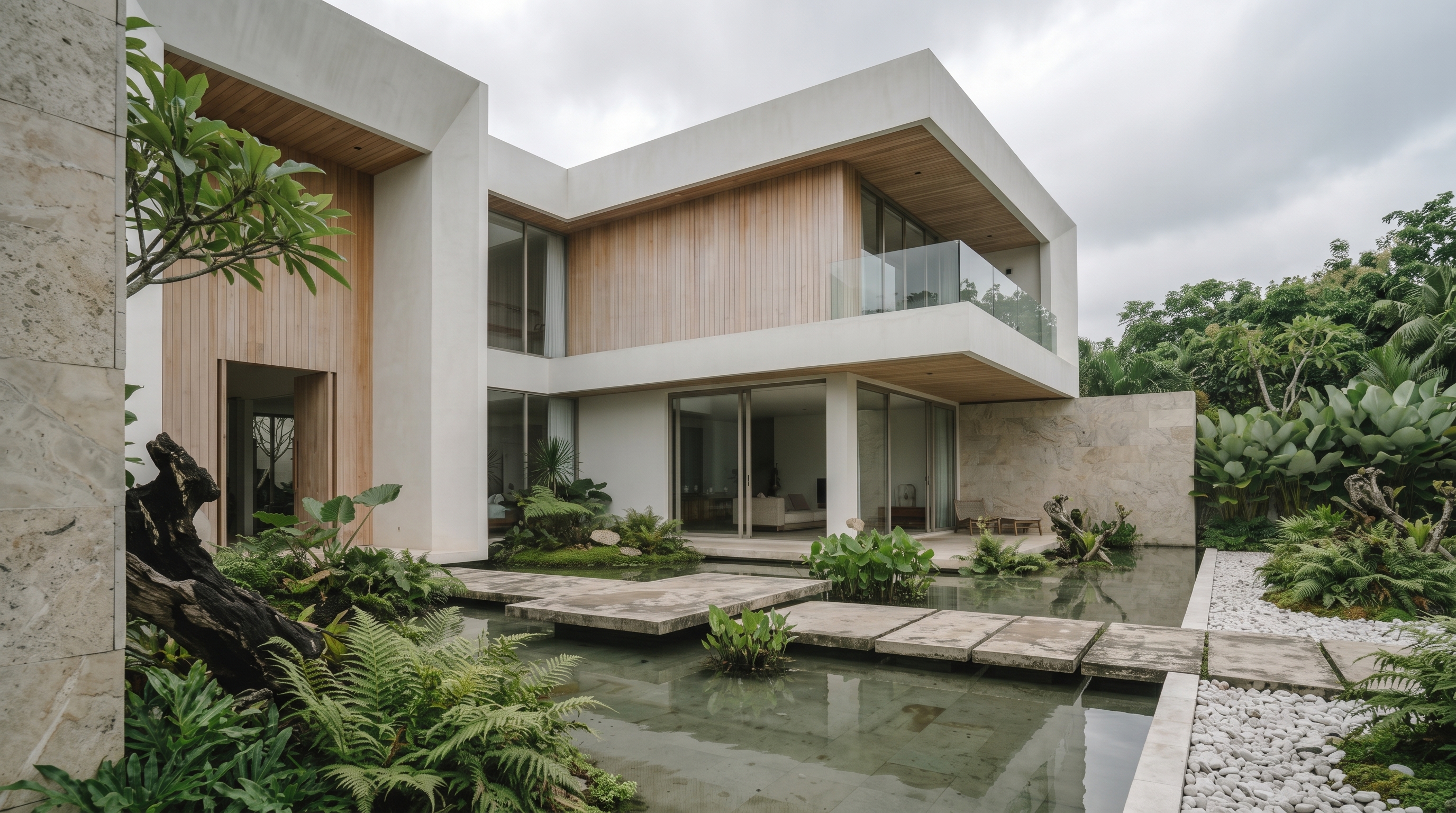 Casa Reflejo - Residencia integrada al entorno